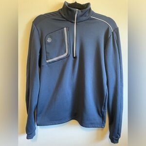 GALVIN GREEN- Dwight Golf Pullover, navy, size small